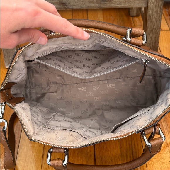 Michael Kors Tan Leather Satchel - Picture 8 of 13